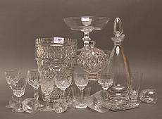 Lot divers de cristaux clairs