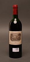 Château Lafite Rothschild 1982  -  Mise château  -  Une bouteille de vin