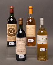 Lot de vins divers : quatre bouteilles