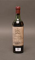 Château Mouton Rothschild 1939  -  Mise château  -  Une bouteille de vin