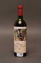 Château Mouton Rothschild 1973  -  Mise château  -  Une bouteille de vin