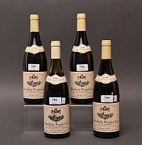 Lot de vins divers : quatre bouteilles