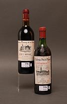 Lot de vins divers : deux bouteilles
