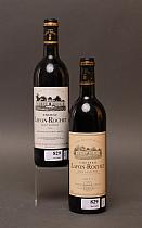 Lot de vins divers : deux bouteilles
