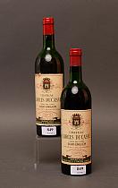 Château Larcis Ducasse 1973  -  Mise château  -  Deux bouteilles de vin