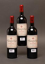 L’Hospitalet de Gazin 2007  -  Mise propriété  -  Trois bouteilles de vin