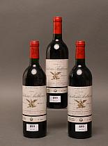Château Anthonic 1999  -  Mise château  -  Trois bouteilles de vin