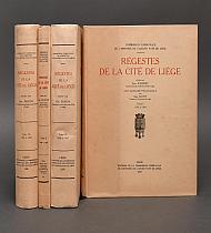 Regestes de la cité de Liège  -  Edité par Fairon en 1933