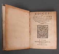 Edicts et publications des monnayes forgées  -  Liège, 1623