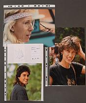 Martina Navratilova, Virgina Ruzici, Gabriela Sabatini