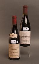 Lot de vins divers : deux bouteilles
