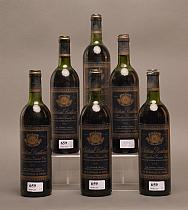 Château Destieux 1982  -  Mise château  -  Six bouteilles de vin