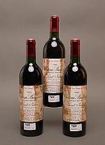 Château Branaire 1985  -  Mise château  -  Trois bouteilles de vin