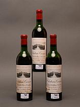 Château Canon 1970  -  Mise château  -  Trois bouteilles de vin