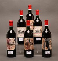 Château Puyblanquet Carrille 1985  -  Mise château  -  Six bouteilles de vin