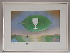 Josse Goffin - Lithographie surréaliste